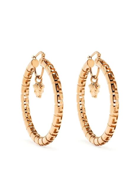 versace gold ohrringe|versace earrings farfetch.